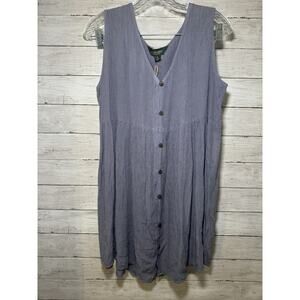 NWTS Stillwater Supply Co Women’s Tank Top L Blue Sleeveless Shirt Flowy Comfy